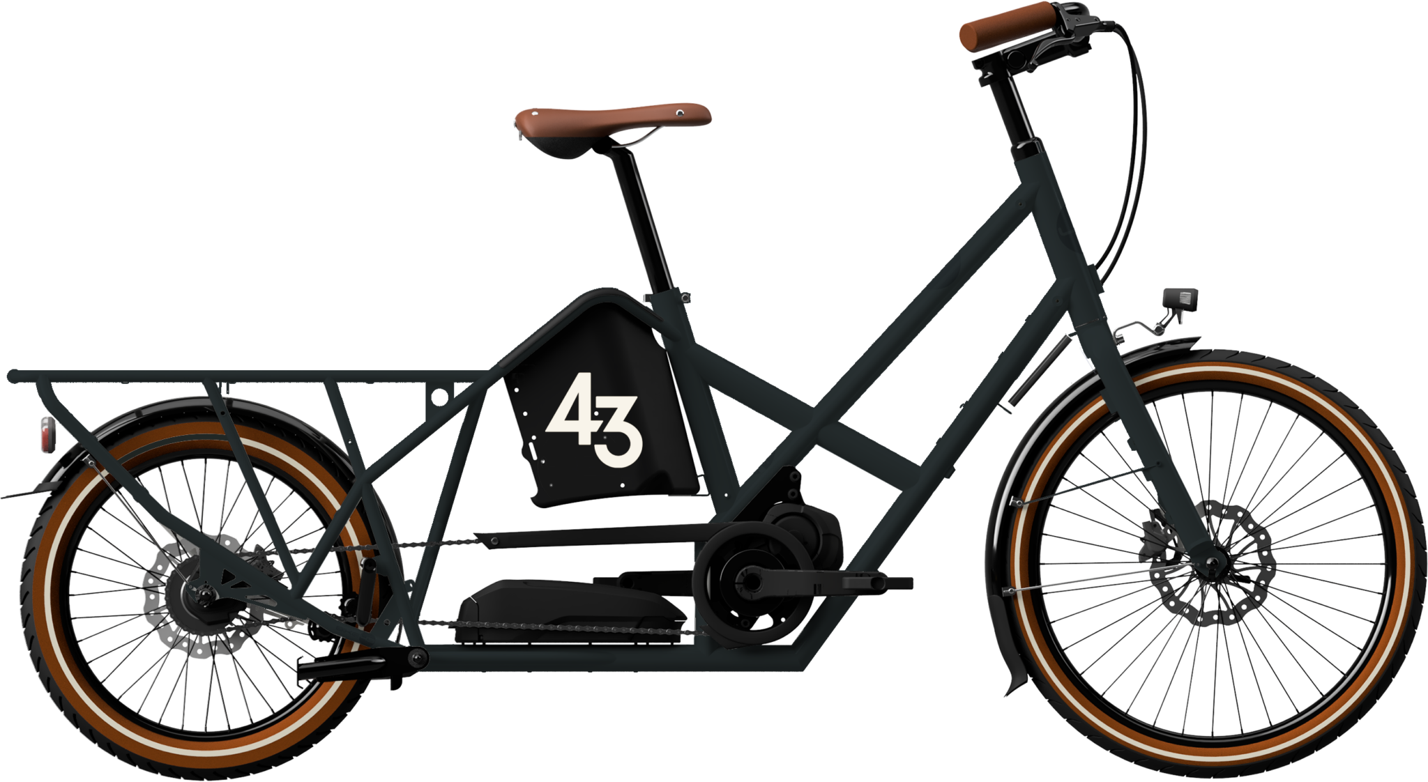 Bike43 Performance-Shimano Steps E6100 Sähköavusteinen Lastenkuljetuspyörä | Korkealaatuinen Sähköpyörä Lastenkuljetukseen