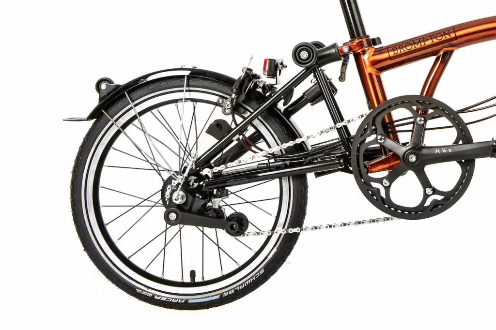 Brompton C Line Urban Flame Lacquer – Mid - Taittopyörä | Korkea Laatu & Tyylikäs - Image 4