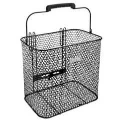 Electra Pannier Basket Pyörän Sivukori Musta - Korkealaatuinen Pyörän Kori Lisävarusteille