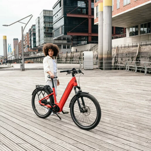 HNF Nicolai UD4 All Terrain Enviolo Sähköpyörä – Punainen | Korkealaatuinen Sähköpyörä Kaikille Alustoille - Image 3