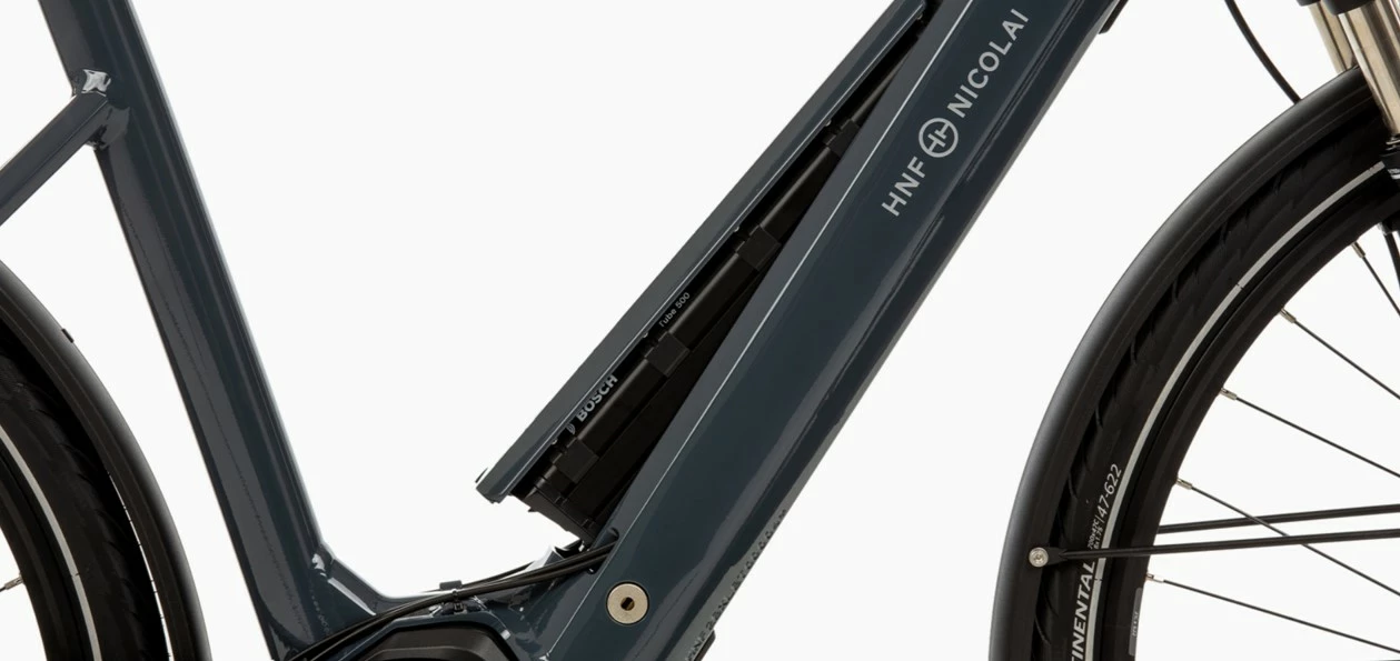 HNF Nicolai SD3 Urban Miesten Sähköpyörä – Valkoinen | Korkealaatuinen Sähköpyörä Kaupunkiajoon - Image 5