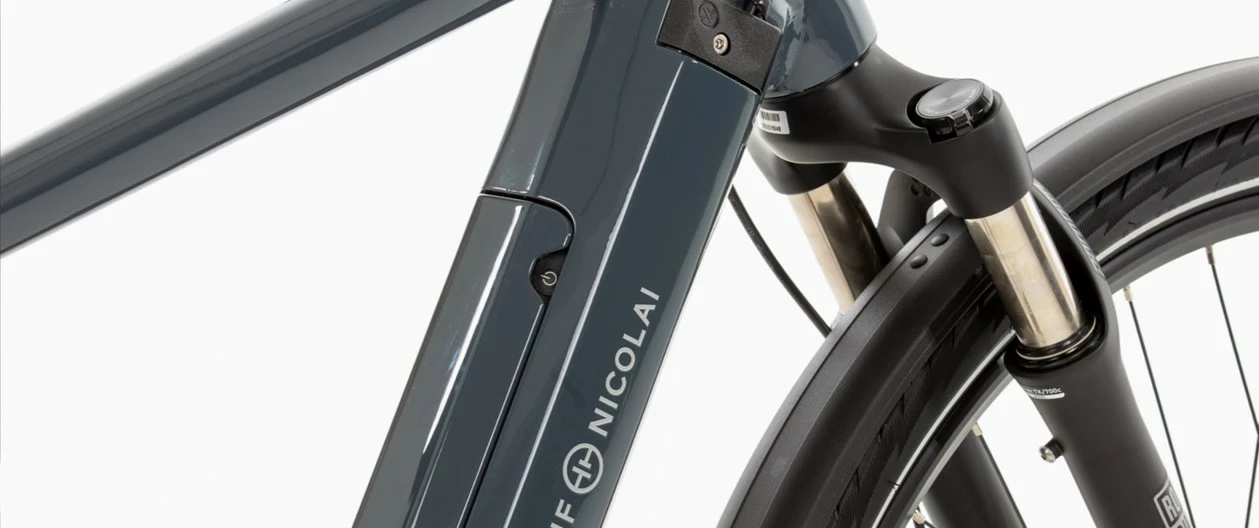 HNF Nicolai SD3 Urban Miesten Sähköpyörä – Valkoinen | Korkealaatuinen Sähköpyörä Kaupunkiajoon - Image 4