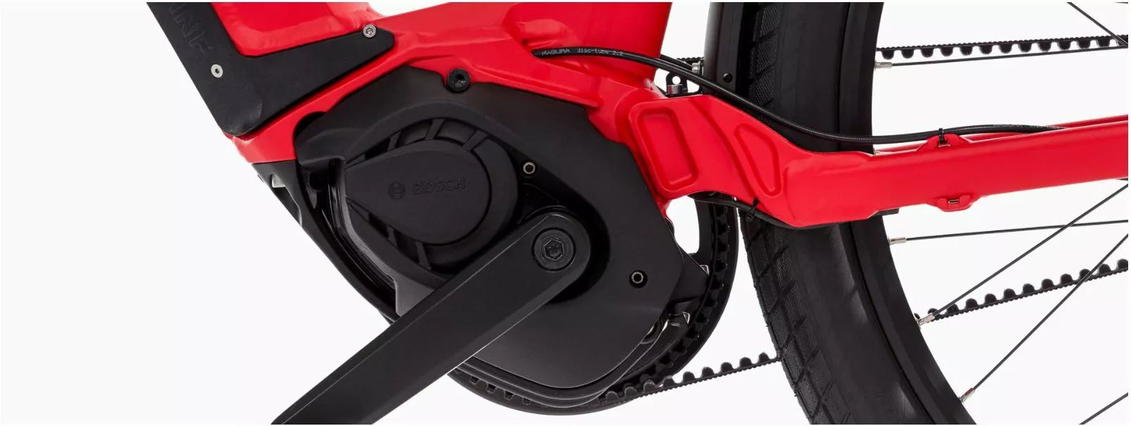 HNF Nicolai UD3 All Terrain Unisex Sähköpyörä - Punainen | Kestävä ja Tehokas Sähköpyörä - Image 4