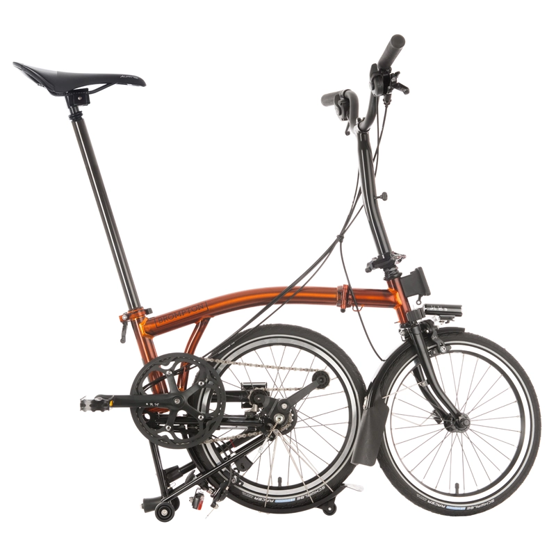 Brompton C Line Urban Flame Lacquer – Mid - Taittopyörä | Korkea Laatu & Tyylikäs - Image 3