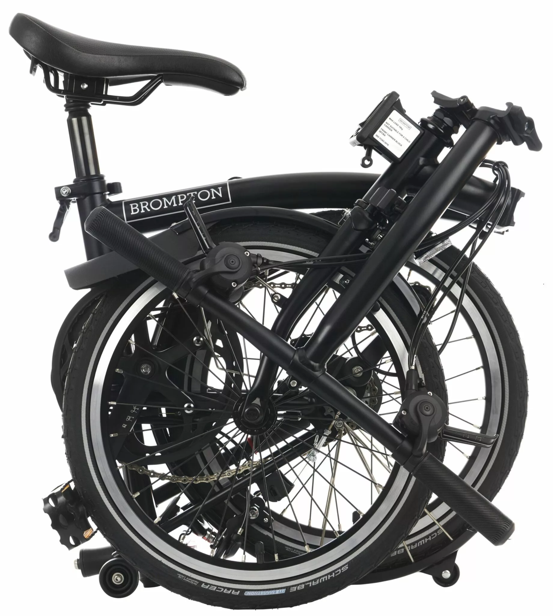 Brompton C-line Explore Black – Mid (M6L) - Taittopyörä - Korkea laatu, helppo kuljetus - Image 2