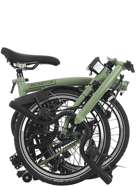 Brompton C Line Explore Matcha Green – High H6L - Taittopyörä - Vihreä - Image 2