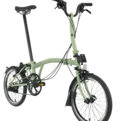 Brompton C Line Explore Matcha Green – High H6L - Taittopyörä - Vihreä