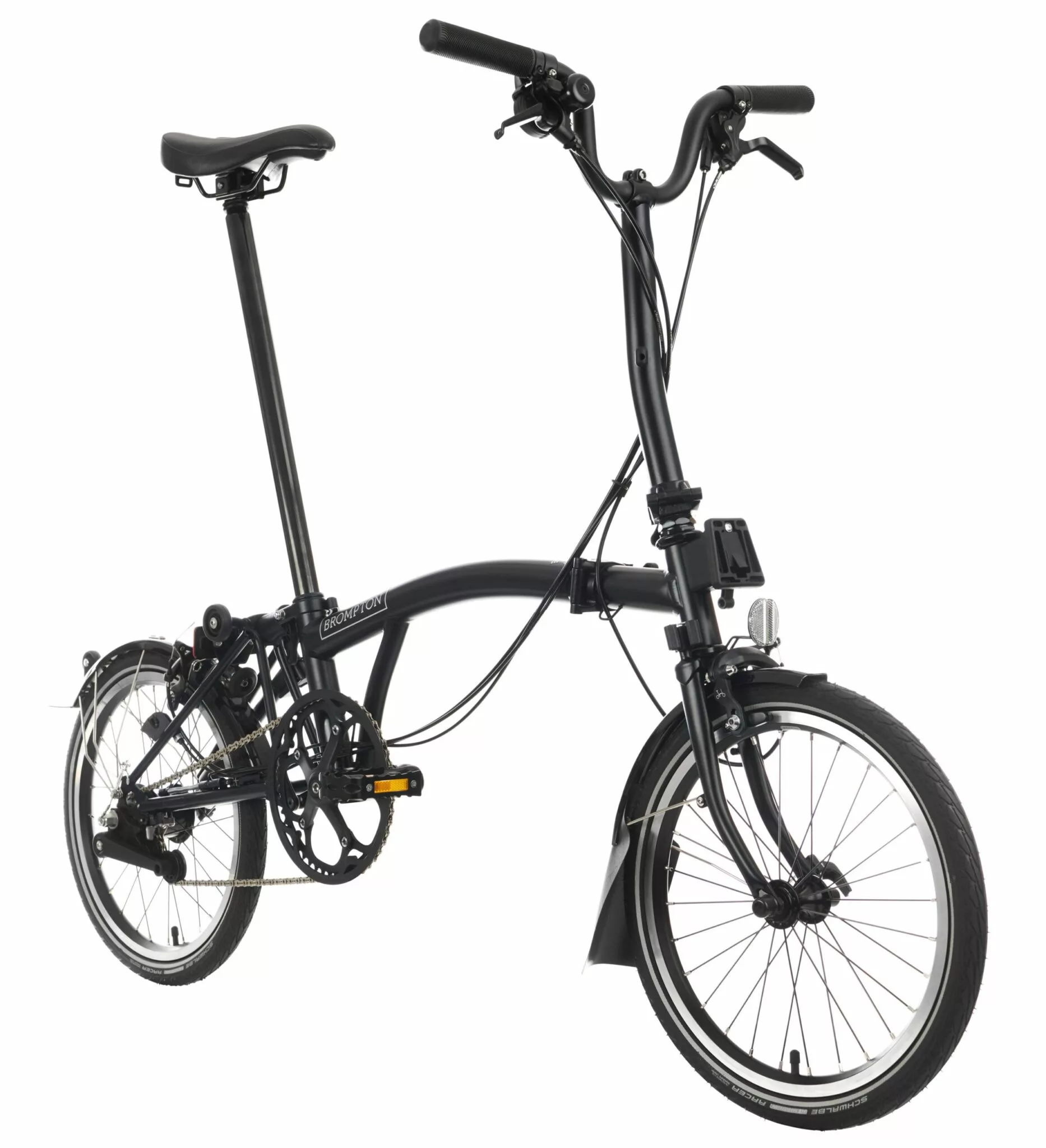 Brompton C-line Explore Black – Mid (M6L) - Taittopyörä - Korkea laatu, helppo kuljetus