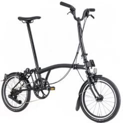 Brompton P Line Urban Mid Black - Kevyt ja Taittova Kaupunkipyörä