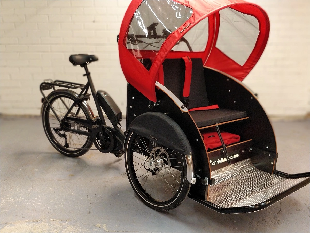 Christiania Bikes Sähköavusteinen Riksapyörä Shimano Steps Moottorilla - Sähköpyörä Lasten ja Tavaroiden Kuljetukseen