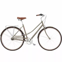Electra Loft 7i Kevyt Naisten Pyörä – Matta Pähkinä | Elegantti ja Mukava Kaupunkipyörä