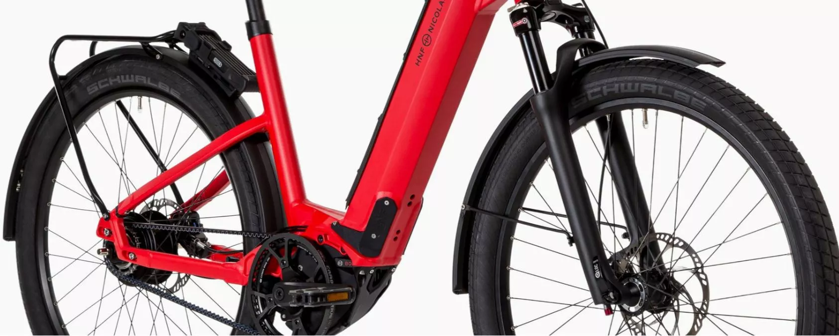 HNF Nicolai UD3 All Terrain Unisex Sähköpyörä - Punainen | Kestävä ja Tehokas Sähköpyörä - Image 6