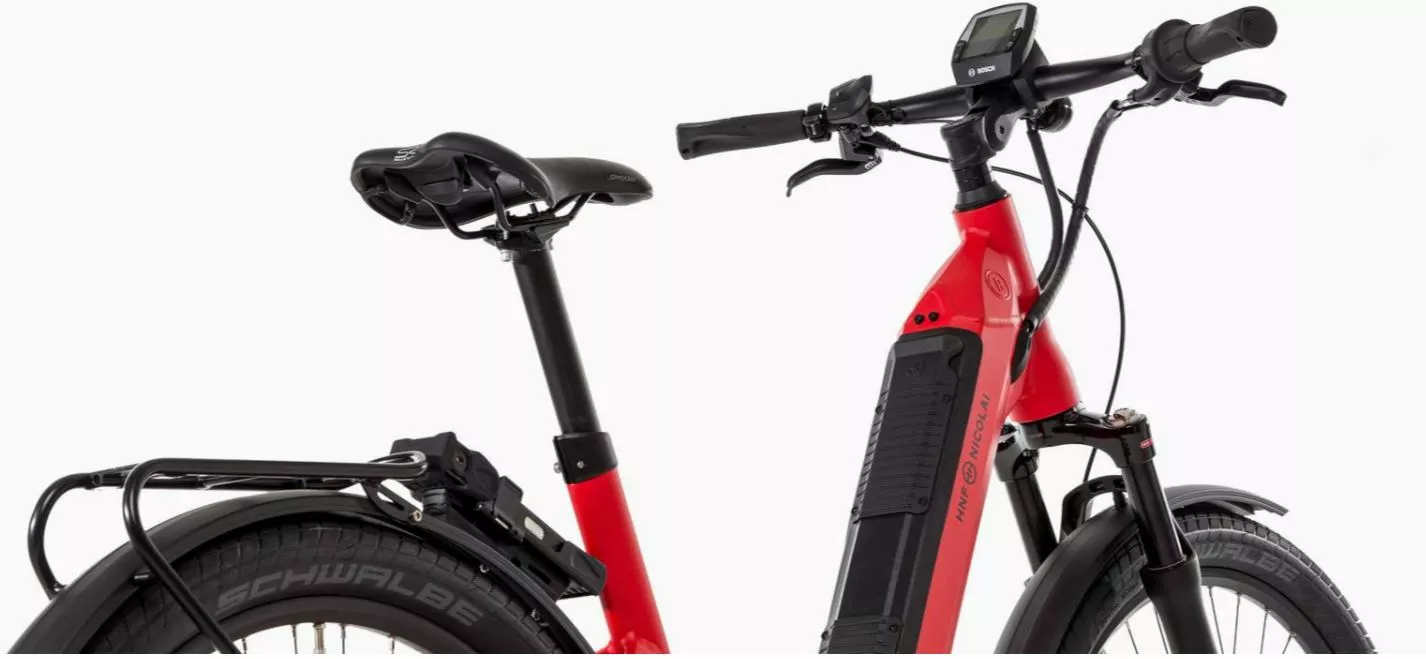 HNF Nicolai UD3 All Terrain Unisex Sähköpyörä - Punainen | Kestävä ja Tehokas Sähköpyörä - Image 5