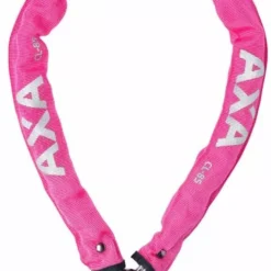 Axa Clinch Soft Ketjulukko – Pinkki | Turvallinen ja Tyylikäs Lukko | Lisävarusteet