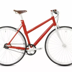 Schindelhauer Lotte 8-vaihteinen Naisten Pyörä – Punainen | Korkealaatuinen Kaupunkipyörä