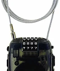 M-Wave Lock’n Roll Vaijerilukko Numerolukituksella - Turvallinen ja Helppokäyttöinen Lukko Lisävarusteisiin