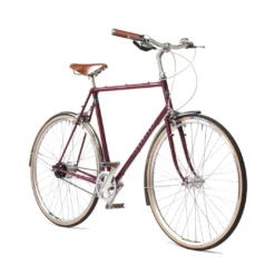 Pashley Countryman 8-vaihteinen Miesten Pyörä – Burgundy | Korkealaatuinen Polkupyörä