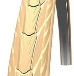 Schwalbe Delta Cruiser 37-622 Creme Heijastavalla Sivunauhalla - Korkealaatuinen Polkupyöränrengas