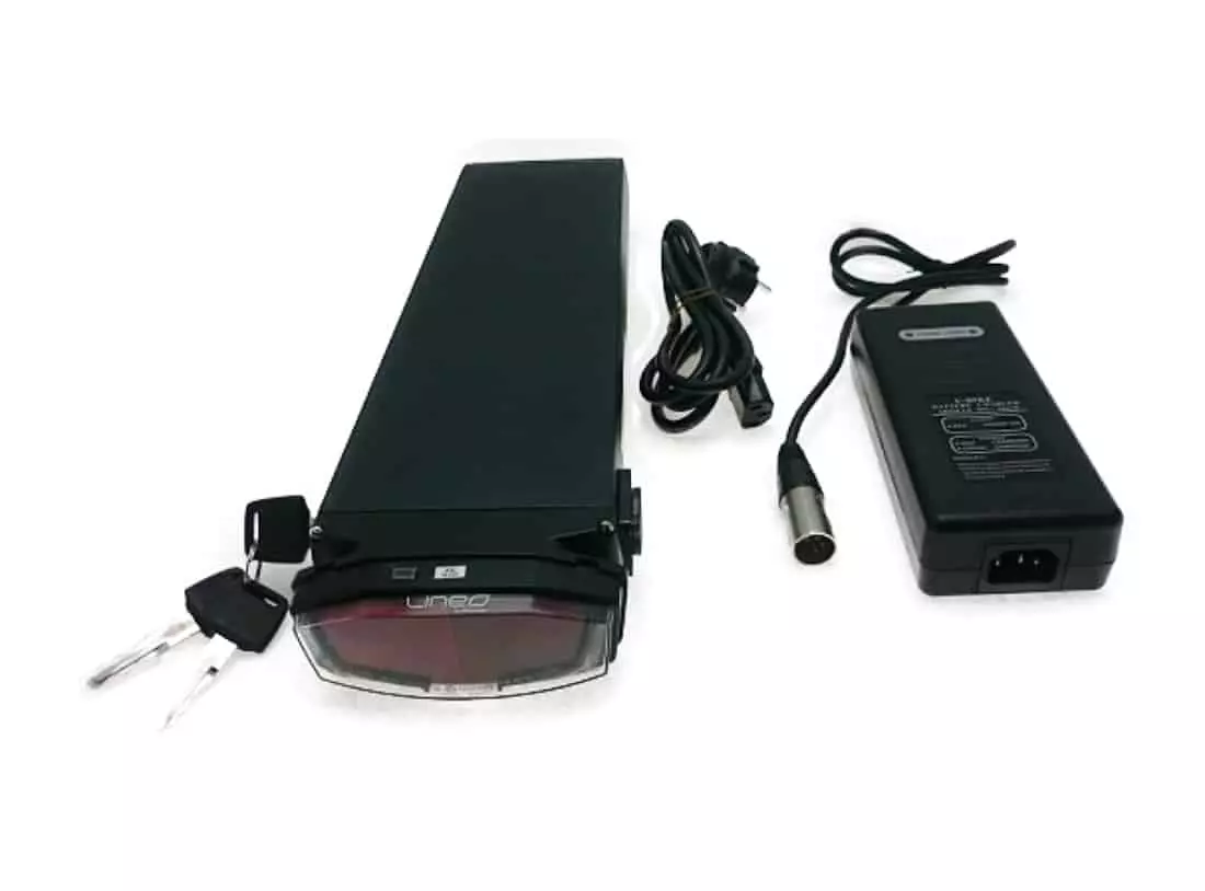 Panasonic 36V 12,8Ah Akku Sähköpyörän Tavaratelineelle | Christiania Bikes