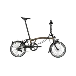 Brompton Explore Black Lacquer Low – S6L - Taittopyörä - Musta
