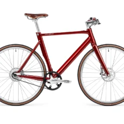 Schindelhauer Arthur Yksivaihteinen Sähköpyörä – Garnet Red | Korkealaatuinen Sähköpyörä