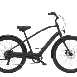 Electra Townie Go! 7D EQ Step-Over Musta Sähköpyörä - Premium Sähköpyörä Kaupunkiajoihin