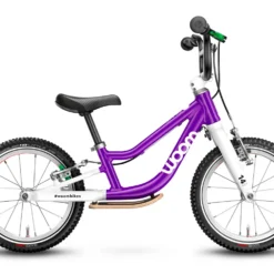 Woom 1 Plus Lasten Polkupyörä - Violetti | Kevyt ja Turvallinen Lapsen Polkupyörä