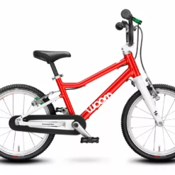 Woom 3 – Punainen Lasten Polkupyörä | Kevyt ja Turvallinen | 16 tuumaa